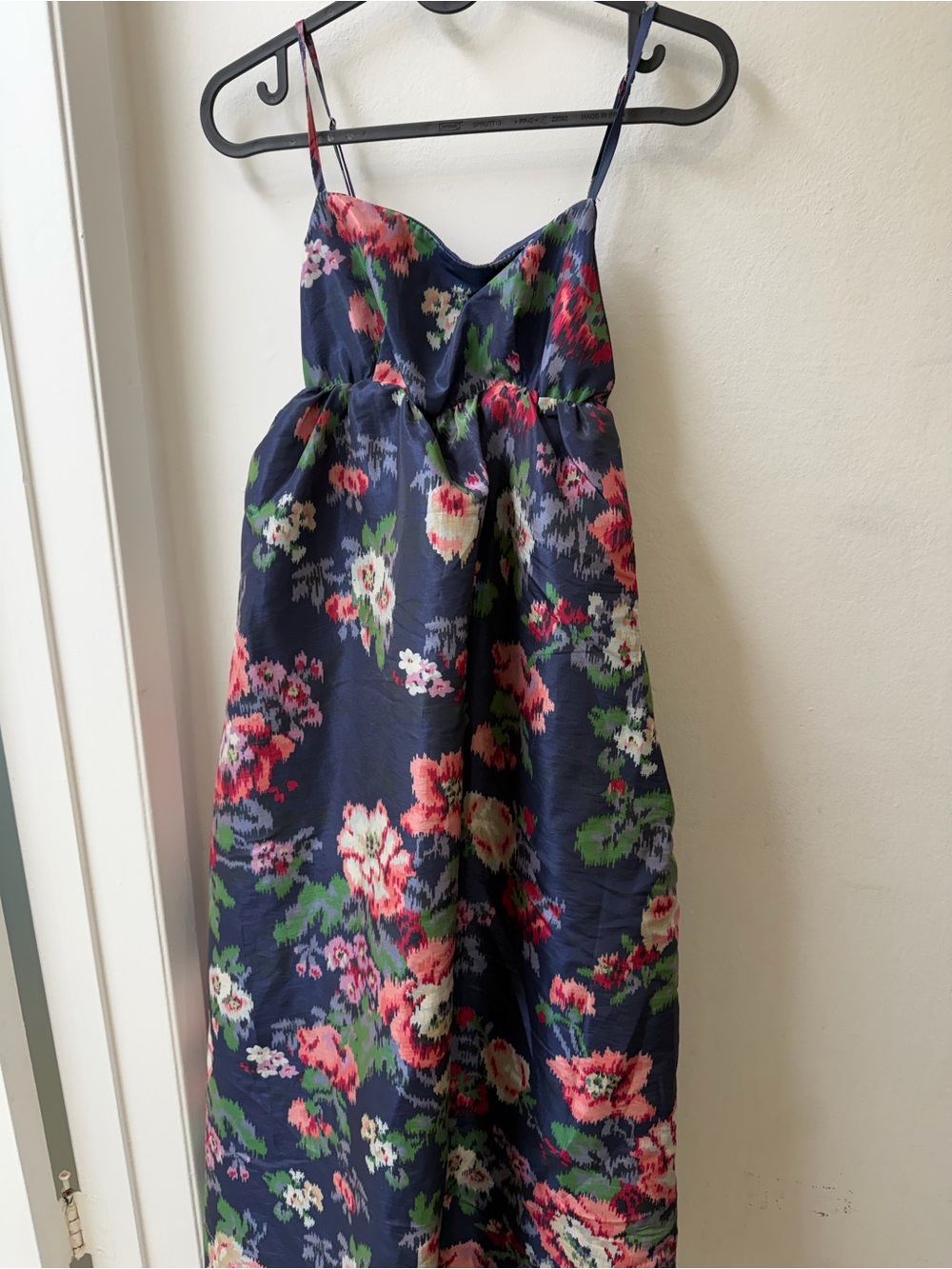 BHLDN Sophia Apron-Top Jacquard Midi Dress